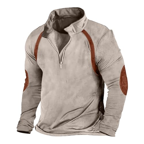 Generisch Herren Sweatshirt Raglan Sweat Langarm Crew Neck Basic College Sweatjacke Casual Colourblock Pullover Soft Langarm Sweatshirts Loose Fit Schwarzer Pullover Mit Kragen Dicker Pullover Herren von Generisch