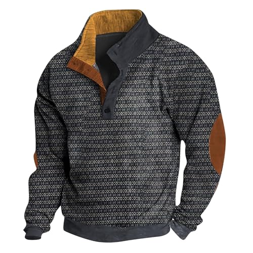 Generisch Herren Sweatshirt Raglan Sweat Langarm Crew Neck Basic Sweatjacke Casual Colourblock Pullover Soft Langarm Sweatshirts Loose Fit Pullover mit Kragen Herren Sweatshirt Weiß von Generisch