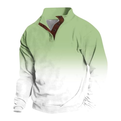 Generisch Herren Sweatshirts Rundhalsausschnitt Relaxed Fit Herren Basic Sweater Sweatshirt für Herren Sweatshirt Herrenpullover Rundhals Pullunder Herren Retro bunt Herren Pullover Herbst/Winter von Generisch