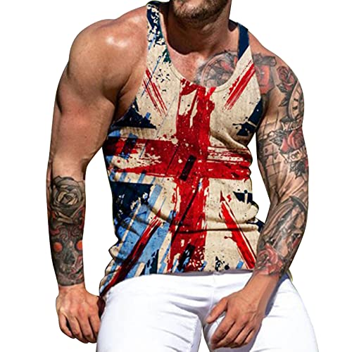 Generisch Herren Tank Top Sommer Locker Unterhemd Fitness Passform Tank Top Ärmellos Stretch Sportbekleidung Sport Baumwolle Muskelshirts Normale Sommer Trägershirts Generisch Herren Tank Top Sommer Locker Unterhemd Fitness Passform Tank Top Ärmellos Stretch Sportbekleidung Sport Baumwolle Muskelshirts Normale Sommer Trägershirts von Generisch