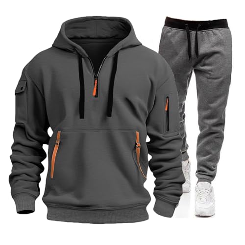 Generisch Herren Trainingsanzug Jogginganzug Sportanzug Männer Jogging Anzug Sweatshirt Hose herren bekleidung Hawaii Outfit Herren Set von Generisch