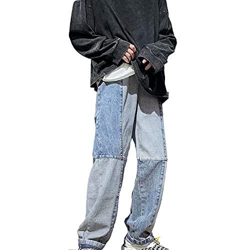 Generisch Herren Übergröße Jeans Hohe Taille Denim Hose Super Elastizität Jeanshosen Schwarz Jeans 100 Prozent Baumwolle Herren Herren Jeans Slim Fit Stretch 32/30 Schwarze Hose Herren Elegant von Generisch