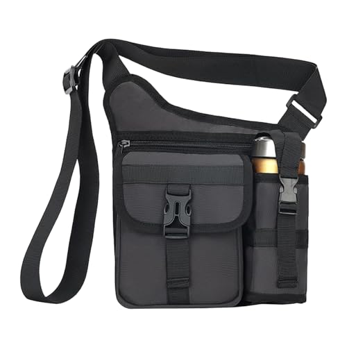 Generisch Herren Umhängetasche | Outdoor Sport Schultertasche Brustbeutel,Wasserdichte Umhängetasche für Radfahren Fitness Reisen Schule Arbeit Camping Outdoor Freizeit Teens Männer von Generisch