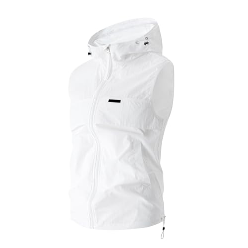 Generisch Herren Weste Outdoor Leichte Safariweste Freizeit Ärmellose Jacke Jagdweste Casual Sportweste Anglerweste Sommer Multifunktionsweste Weiß Generisch Herren Weste Outdoor Leichte Safariweste Freizeit Ärmellose Jacke Jagdweste Casual Sportweste Anglerweste Sommer Multifunktionsweste Weiß von Generisch