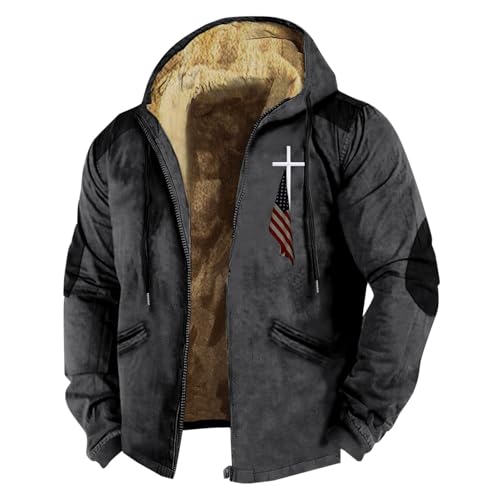 Generisch Herren Winter Jacke Quilted Steppjacke Gefüttert Winterjacke Sportjacke Herren Winter Leichte Jacke Männer Wintermantel Herren Lang Warm Wasserdicht Herren Übergangsjacke 3Xl Lässiger Stil von Generisch