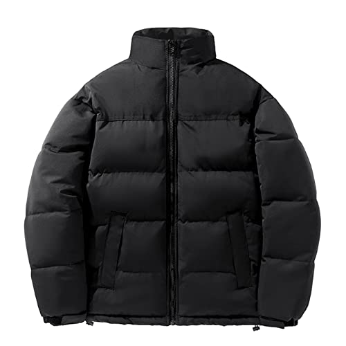 Generisch Herren Winterjacke Daunenjacke Winter Coat Dicke Winterjacke Herren Steppjacke Herren Herrenmantel Kurz Parka Herren Damen Schuhe Sommer Anorak Herren Winter Mens Jacket von Generisch