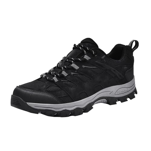 Generisch Herren rutschfeste Trekkingschuhe Atmungsaktive Wanderschuhe KnöChel Turnschuhe Outdoorschuhe LäSsige StraßEnlaufschuhe Traillaufschuhe Anti-Smash Sicherheitsschuhe Arbeitsschuhe von Generisch