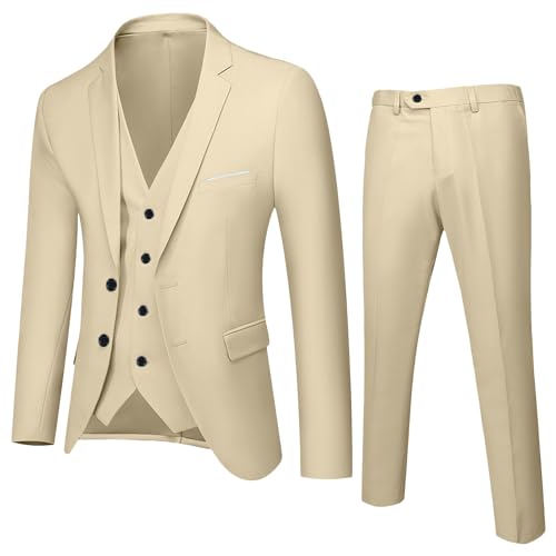 Generisch Herrenanzug 3 Teilig Einfarbig Übergröße Hochzeitsanzug Suits Basic Sommeranzug Komplett Slim Fit Leicht Sakko Hosenjacke Anzughosen Elegant Freizeitanzug Langarm Business Anzug Generisch Herrenanzug 3 Teilig Einfarbig Übergröße Hochzeitsanzug Suits Basic Sommeranzug Komplett Slim Fit Leicht Sakko Hosenjacke Anzughosen Elegant Freizeitanzug Langarm Business Anzug von Generisch