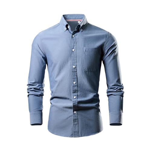 Generisch Herrenhemden Langarm Bügelfrei,Hemd Herren Businesshemden Stretch Freizeithemden Langarm Anzug Hemd Regular Fit Hochzeit Hemd mit Tasche Button Down Hemd Herren Arbeit/Party Generisch Herrenhemden Langarm Bügelfrei,Hemd Herren Businesshemden Stretch Freizeithemden Langarm Anzug Hemd Regular Fit Hochzeit Hemd mit Tasche Button Down Hemd Herren Arbeit/Party von Generisch