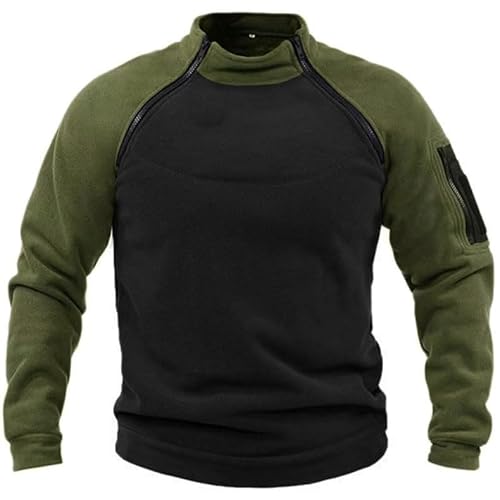 Generisch Herrenpullover Fleecepullover Herren Outdoor Tactical Sweatshirt Warme Combat Fleece Langarmshirt Winter MilitäR Pulli Leichte Sweater Tops Pullover & Strickjacken FüR Herren von Generisch
