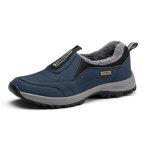Generisch Herrenschuhe Herrenschuhe Frühling und Sommer Outdoor-Schuhe Slip Off Road Kletterschuhe Atmungsaktive Sportschuhe Wanderschuh Sportschuhe Herren 44 (Blue, 39) von Generisch