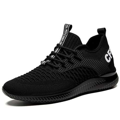 Generisch Herrenschuhe und Winter atmungsaktive Outdoor Wanderschuhe High Top Schuhe Wanderschuhe Sneakers Atmungsaktive Schuhe Herren Winter (Black, 40) von Generisch
