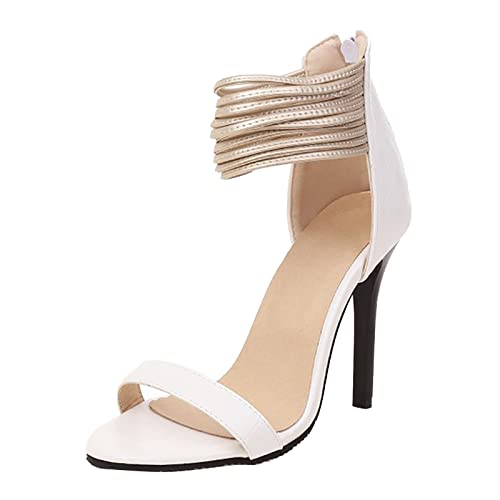 Generisch High Heels Plateau Pumps Flacher Absatz Damen Sandalen Mit Schuhe Frühling Elegant Damenschuhe Hohe Hackenschuhe Und Bequem Heel Weiß Schnürung Blockabsatz Sandals Abendschuhe Stöckelschuhe Generisch High Heels Plateau Pumps Flacher Absatz Damen Sandalen Mit Schuhe Frühling Elegant Damenschuhe Hohe Hackenschuhe Und Bequem Heel Weiß Schnürung Blockabsatz Sandals Abendschuhe Stöckelschuhe von Generisch
