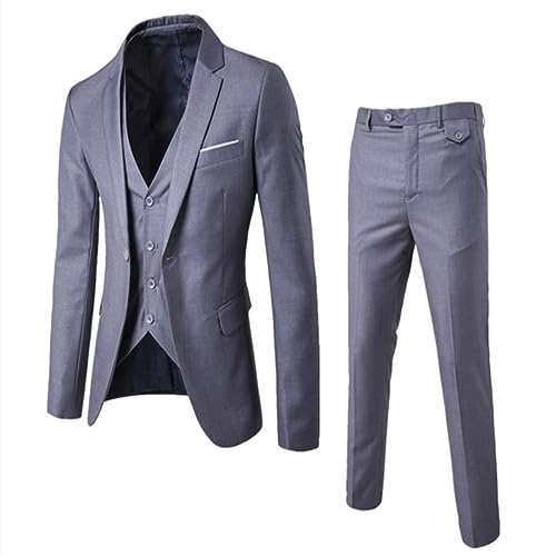 Generisch Hochzeitsanzug Herren Anzug Slim Fit Herrenanzug Anzüge für Hochzeit Business Party Jungen Anzug Festlich Mantel Herren für Männer von Generisch