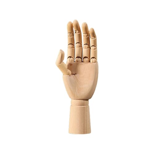 Generisch Hölzerne Mannequin-Handmodellfiguren - Schaufensterpuppen-Handkünstlermodell,Künstlerpuppe aus Holz mit flexiblen Gelenken,Holzmodell zum Skizzieren und Malen von Generisch