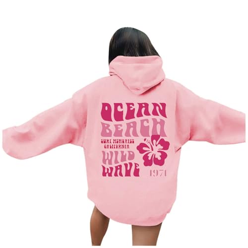 Generisch Hoodie Damen Langarm V Ausschnitt mit Reißverschluss Sweatshirt Damen Mit Tasche Locker Jacke Mit Kapuze Hoody Damen Mit Kapuze Reissverschluss Strickpullover Damen Grün von Generisch