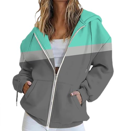 Generisch Hoodie Damen Sweatjacke 2025 Kapuzenjacke Herbst Winter Lang Sweatshirt Kapuzenpullover Mit Kapuze Reißverschluss Mantel Oversize Pullover Halloween/Weihnachten/Geschenke Generisch Hoodie Damen Sweatjacke 2025 Kapuzenjacke Herbst Winter Lang Sweatshirt Kapuzenpullover Mit Kapuze Reißverschluss Mantel Oversize Pullover Halloween/Weihnachten/Geschenke von Generisch