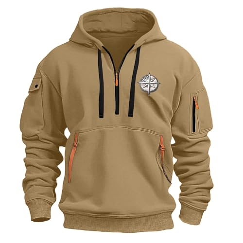 Generisch Hoodie Herren, Kapuzenpullover für Herren Oversize Reißverschluss Pullover Sweatshirt mit Kapuze Langarm Hoodie Hoodies mit Kordelzug Tasche Männer Winter Casual Sport Hoody Kapuzenpulli Generisch Hoodie Herren, Kapuzenpullover für Herren Oversize Reißverschluss Pullover Sweatshirt mit Kapuze Langarm Hoodie Hoodies mit Kordelzug Tasche Männer Winter Casual Sport Hoody Kapuzenpulli von Generisch