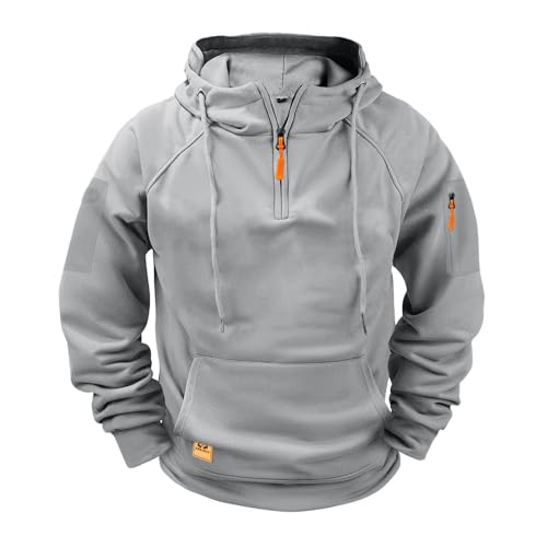 Generisch Hoodie Herren Arbeitskleidung Outdoor Winddichte Kapuzenpullover Herbst Winter Warme Sweater Casual Stilvoll Arbeitspullover Mit Taschen Und Reißverschluss Armablage Sport Kapuzenpullover Generisch Hoodie Herren Arbeitskleidung Outdoor Winddichte Kapuzenpullover Herbst Winter Warme Sweater Casual Stilvoll Arbeitspullover Mit Taschen Und Reißverschluss Armablage Sport Kapuzenpullover von Generisch