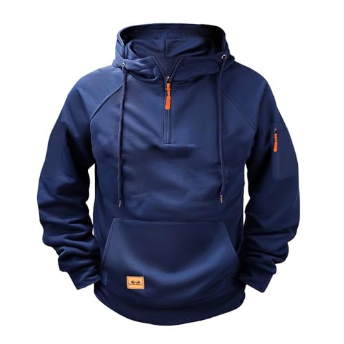 Generisch Hoodie Herren Arbeitskleidung Outdoor Winddichte Kapuzenpullover Herbst Winter Warme Sweater Casual Stilvoll Arbeitspullover Mit Taschen Und Reißverschluss Armablage Sport Kapuzenpullover Generisch Hoodie Herren Arbeitskleidung Outdoor Winddichte Kapuzenpullover Herbst Winter Warme Sweater Casual Stilvoll Arbeitspullover Mit Taschen Und Reißverschluss Armablage Sport Kapuzenpullover von Generisch