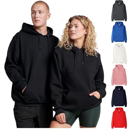 Generisch Hoodie Herren Kapuzen Pullover Hoody Sweatshirt aus Hochwertiger Baumwolle Unisex Kapuzenpullover Sweatshirt für Damen und Herren Hoodie Herren Pullover Langarm Kapuzenpullover Sweatshirt von Generisch