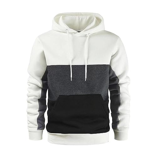 Generisch Hoodie Herren Kapuzenpullover 2024 Winter Warm FreizeitSweatshirt Kapuzenpulli Hooded Sweat Herren Pullover 4XL Sportjacke Jungen 158 Sweatshirts Für Herren Mit Kapuze von Generisch