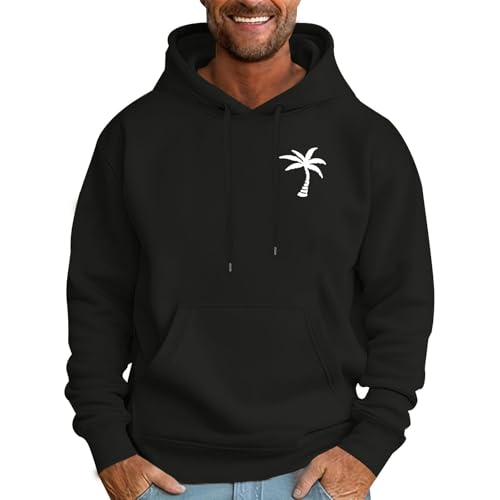 Generisch Hoodie Herren Oversize Pullover mit Kokospalmen Drucken Kapuzenshirt Comfort Fit Sweatshirt Kordelzug Kapuzenpulli Weich Bequeme Langarmshirt Einfarbig Sweatpullover Casual Oberteile Generisch Hoodie Herren Oversize Pullover mit Kokospalmen Drucken Kapuzenshirt Comfort Fit Sweatshirt Kordelzug Kapuzenpulli Weich Bequeme Langarmshirt Einfarbig Sweatpullover Casual Oberteile von Generisch