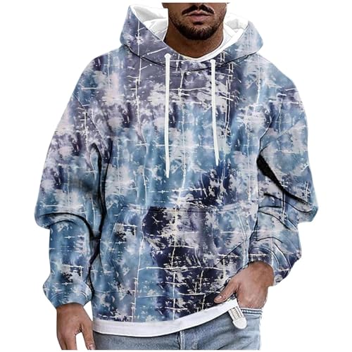 Generisch Hoodie Herren Pullover Sweatshirt Langarm Kapuzenpullover Sweatjacke,Sweatshirts für Männer,Mens Sweatshirts,Halloween von Generisch