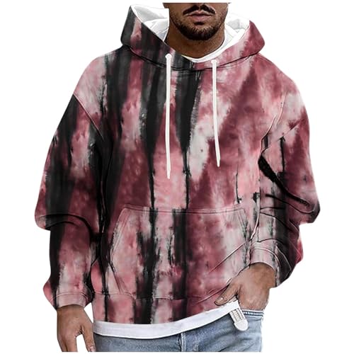 Generisch Hoodie Herren Pullover Sweatshirt Langarm Kapuzenpullover Sweatjacke,Sweatshirts für Männer,Thermo Pullover Herren,Bequem und weich von Generisch