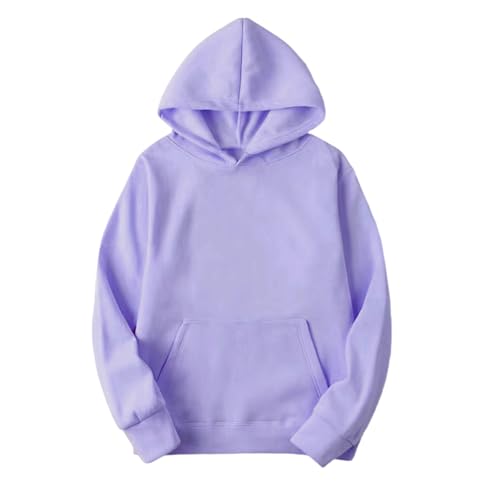 Generisch Hoodie Pullover Damen Sweatshirts mit Kapuze Vintage Pulli Dünn Kapuzenpullover Langarmshirt Einfarbig Winterpullover Lang Tops Kapuzenpulli Sport Shirts Streetwear Lässige Lockere Kleidung von Generisch