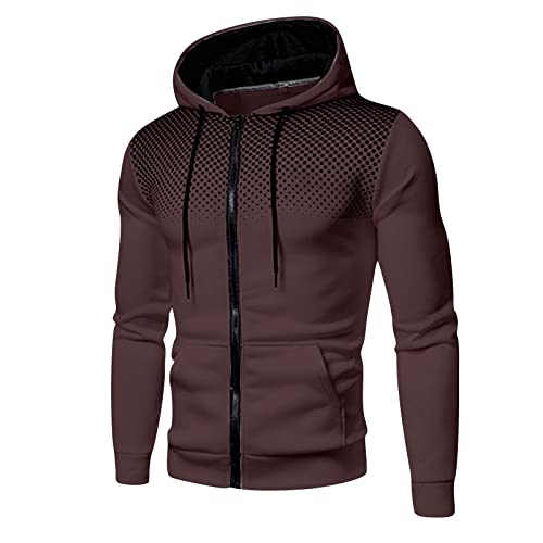 Generisch Hoodie Sweatjacke Herren Zip Up Langarm Kapuzenjacke mit Kapuze Reißverschluss Kapuzenpullover Casual Sport Sweatshirt Winter Kapuzenpulli Pullover Sportjacke Jacke Generisch Hoodie Sweatjacke Herren Zip Up Langarm Kapuzenjacke mit Kapuze Reißverschluss Kapuzenpullover Casual Sport Sweatshirt Winter Kapuzenpulli Pullover Sportjacke Jacke von Generisch