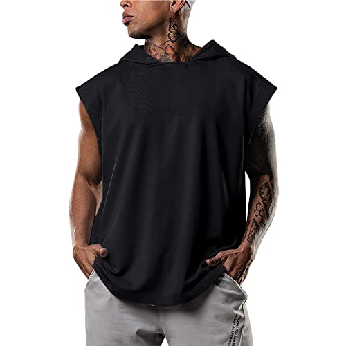 Generisch Hoody Herren mit Kapuze Tank Top Workout Ärmelloser Hoodie Muskelshirt Kapuzenshirt Herren Workout Sport Fitness Unterhemden Gym Kapuzenpullover Sportshirt mit Kapuze Generisch Hoody Herren mit Kapuze Tank Top Workout Ärmelloser Hoodie Muskelshirt Kapuzenshirt Herren Workout Sport Fitness Unterhemden Gym Kapuzenpullover Sportshirt mit Kapuze von Generisch