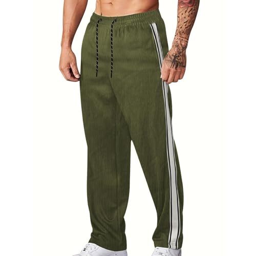 Generisch Hosen Hose Sporthose Trainingshose Cargo Pants Sweatpants Jogger Mode Freizeit Laufen Streifen Jogg Pants Herren Laufhose Herren Lang Weit Sporthose Jogginghose Herren von Generisch