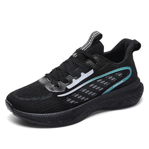 Generisch Hunderte atmungsaktive Sportschuhe Sportschuhe im Netz Laufschuhe (schwarz,39) von Generisch