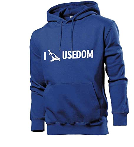 Generisch I Love Usedom Männer Hoodie Sweatshirt Royalblau XXL Generisch I Love Usedom Männer Hoodie Sweatshirt Royalblau XXL von shirt84
