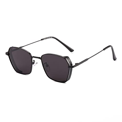 Generisch Irregular Punk Metal Sunglasses Outdoor Holiday Sunshade Decorative Glasses (Color : C, Size : Medium)(A) von Generisch