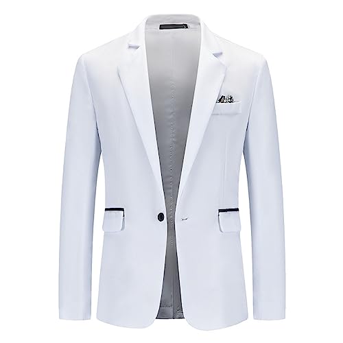 Generisch JONES Sakko Herren Sportlich Modern Freizeit British Blazer Regular Fit Business Jackett Sakko Herren Schwarz Jackett Herren Schwarz Slim Sakko Herren Schwarz 60 von Generisch