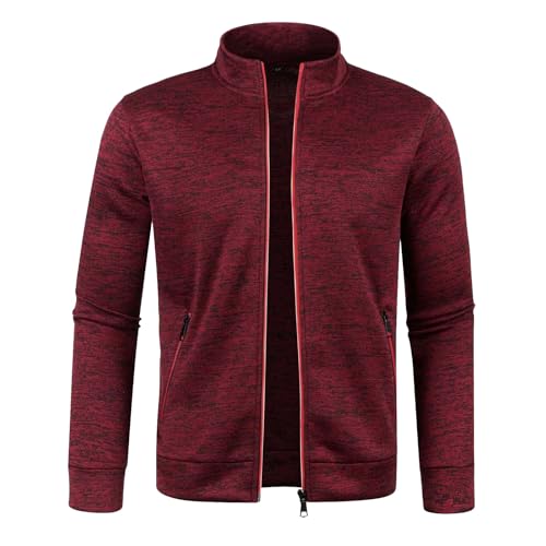 Generisch Jacke Herren Dünne Fleecejacke Reissverschluss Casual Übergangsjacke Stehkragen Sweatjacke Mantel Zip Taschen Vintage Arbeitsjacke Männer Mode Bequem Strickjacke Freizeitjacke Generisch Jacke Herren Dünne Fleecejacke Reissverschluss Casual Übergangsjacke Stehkragen Sweatjacke Mantel Zip Taschen Vintage Arbeitsjacke Männer Mode Bequem Strickjacke Freizeitjacke von Generisch