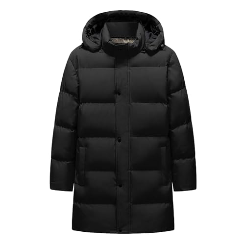 Generisch Jackett Herren, Parker Herren Herbst, Winterjacke Jacke Winter Mantel Lang Warme Daunenjacke Wintermantel Steppjacke Wanderjacke Outdoor Jacken Parka Übergangsjacke von Generisch