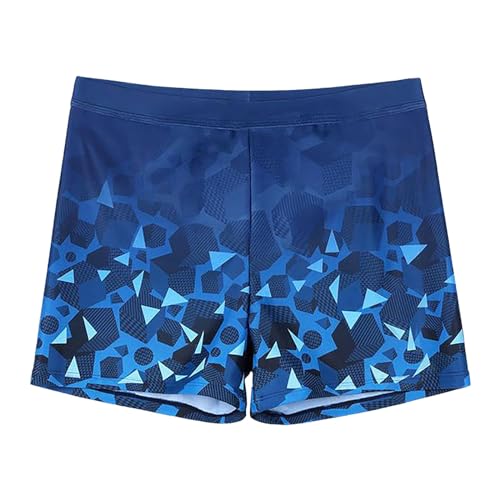 Generisch Jammer Badehose Herren Schwimmjammer Lange Badehose Schnelltrocknend Schwimmhose Swim Trunks knielangen Badeanzug zum Schwimmen Kompression Wettkampf Schwimmhosen Himmelblau 5XL von Generisch