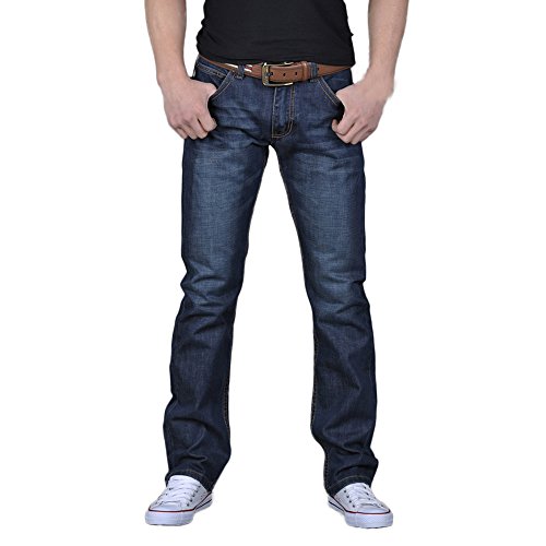 Generisch Jeanshose Herren Lang Regular Fit Jeans mit Knopfleiste und Reißverschluss Stretch Bequeme Baumwollehose Mode Lässige Jeanshosen Gerade Bein Denim Pants Vintage Baggy Streetwear Generisch Jeanshose Herren Lang Regular Fit Jeans mit Knopfleiste und Reißverschluss Stretch Bequeme Baumwollehose Mode Lässige Jeanshosen Gerade Bein Denim Pants Vintage Baggy Streetwear von Generisch