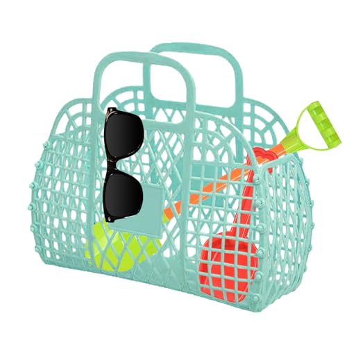 Generisch Jelly Tragetasche | taschen Für Kinder | Wiederverwendbare Jelly Handtasche Tragetasche Für Frauen Mädchen Sommer Konzert Hochzeit von Generisch