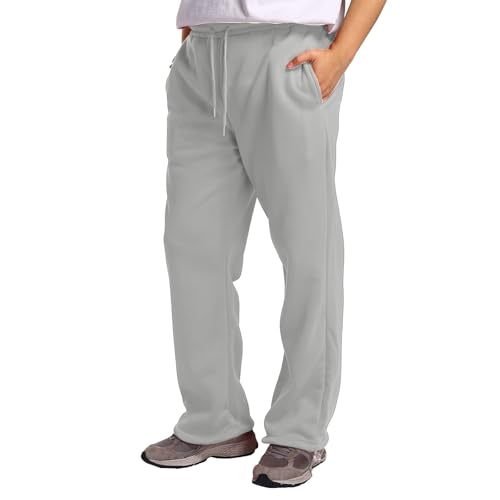 Jogginghose Herren Baggy Sweatpants Baumwolle Elastische Taille Jogging Hose Weites Bein Sporthose Lang Sweat Pants Men Winter Warm Männer Sweathose mit Taschen von Generisch