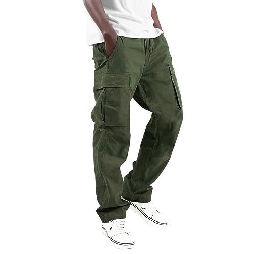 Generisch Jogginghose Herren Baggy Sweatpants Baumwolle Sporthose Herren Freizeithose Lang Jogger Trainingshose Herren Relaxing Hose Herbst und Männer Sweathose Winter Warme von Generisch