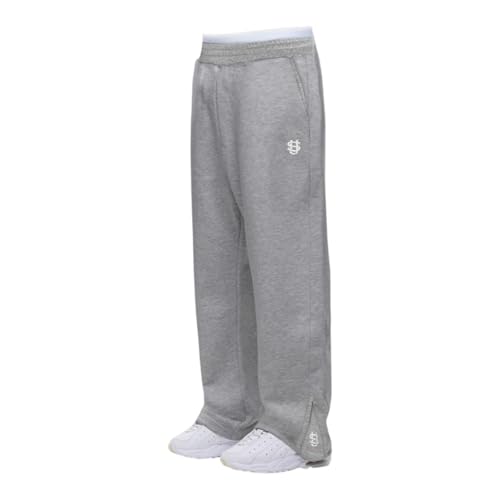 Generisch Jogginghose Herren Baggy Sweatpants Breite Baumwolle Trainingshose Elastische Taille Locker Weites Bein Sporthose Warme Bequeme Jogger Männer Trendy Y2K Streetwear Sport Hosen mit Taschen von Generisch