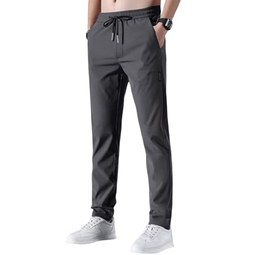 Generisch Jogginghose Herren Lang Sporthose Leichte Atmungsaktiv Schnelltrocknend Trainingshose Freizeithose Hosen Modern Kochhose Mit Reißverschluss Breite Outdoorhose von Generisch