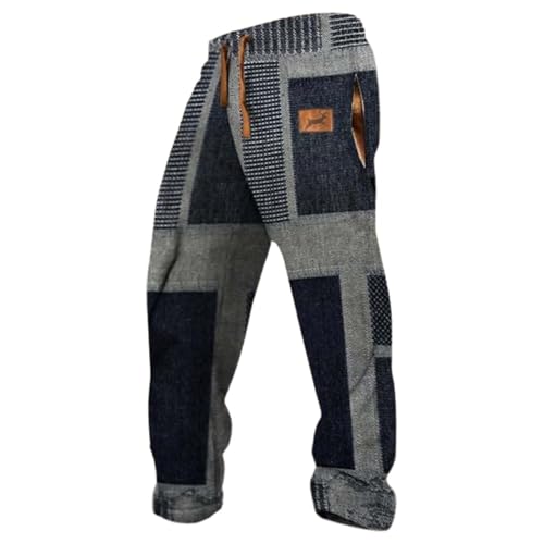 Generisch Jogginghose Herren Polyester Große Größe Cordhose Herren Herren Jogginghose Baumwolle Lässige Elastische Taille Kochhose Herren Arbeitshose Herren von Generisch