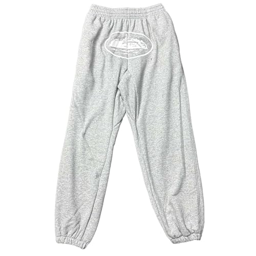 Generisch Jogginghose Herren Trainingshose Baumwolle Lang Sporthose Baggy Freizeithose Sweatpants Jogger Sportbekleidung Activewear Jogginghosen Laufhose Modern Y2k Hose Herren von Generisch