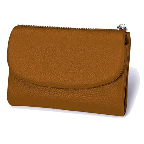 Generisch Joyfullygo Wallet, Joyfullygo Unisex Pebble Leather Wallet, with Credit Card Holder, Waterproof Large and Capacity (Brown) von Generisch