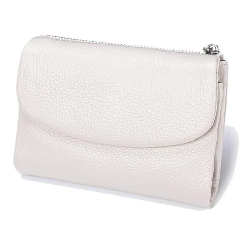 Generisch Joyfullygo Wallet, Joyfullygo Unisex Pebble Leather Wallet, with Credit Card Holder, Waterproof Large and Capacity (White) von Generisch